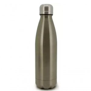 Garrafa Térmica Bronze Parede Dupla Em Inox 500 Ml - Mimo Style - Aj20040