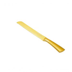 Faca Para Pão Inox Premium Gold 8? Mimo Style Ac21059