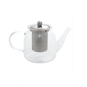 Bule Para Chá Vidro Boro Com Infusor 800 Ml Mimo Style