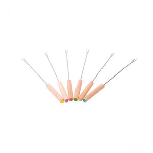 Conjunto 6 Garfos Para Fondue Madeira Mimo Style Asf22166