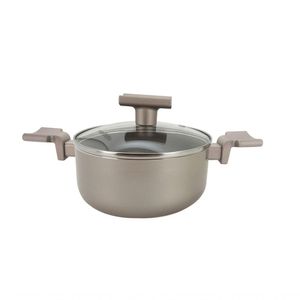 Caçarola Sartin Cook Champanhe Alum 24 Cm Mimo Style Ps24cc
