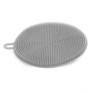 Esponja De Silicone Para Limpeza Cinza - Mimo Style - Sn19081