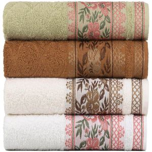 Kit 4 Toalhas De Rosto Fio Penteado Jacquard - 50x70cm - Nice - Kit 3
