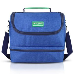 Kit Lancheira Térmica Pote Para Lanche E Garrafa 460ml Infantil Azul