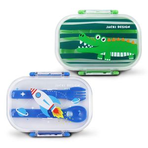 Kit Potes P/ Lanches De 2 Andares Infantil 400ml - Jacki Design Modelo 5