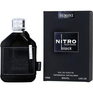 Perfume Masculino Dumont Paris Nitro Black Pour Homme Eau De Parfum Spray 100 Ml