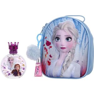 Perfume Feminino Disney Frozen 2 Edt Spray 100 Ml & Lipgloss Case