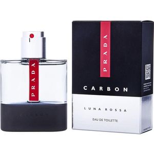 Perfume Masculino Prada Luna Rossa Carbon Edt Spray Recarregável 50 Ml