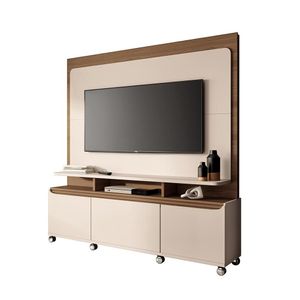 Home Estante Para Tv De Até 70 Polegadas 2 Portas E 1 Gaveta Mania Offwhite/castanho G26 Gran Belo