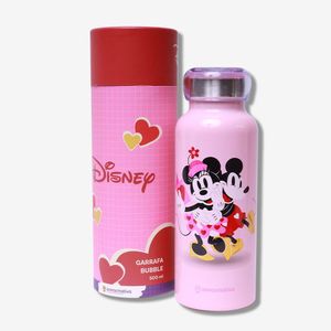 Garrafa Bubble Mickey E Minnie Namorados - Disney