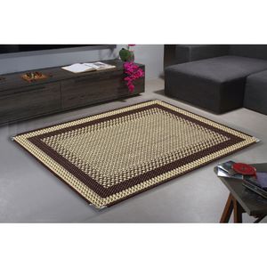Tapete Sisal Sala Quarto 1,00x1,50 Antiderrapante Marrom S-590