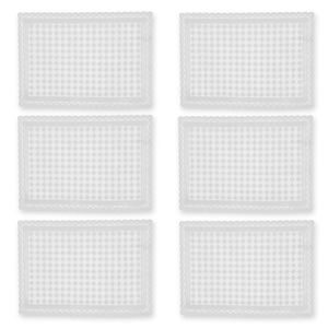 Toalha De Geladeira Pvc Rendado Kit 06 Pçs Circulos Fl1521