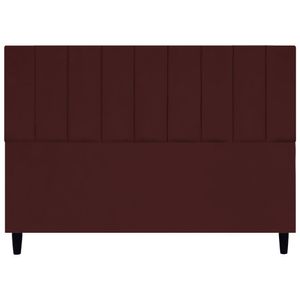 Cabeceira Para Cama King 195 Cm Elen Suede Bordô Suede