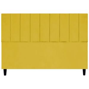 Cabeceira Para Cama King 195 Cm Elen Suede Amarelo Suede