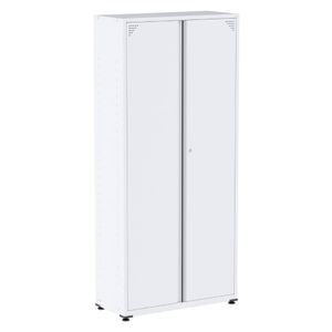 Armário Alto 2 Portas Pandin 80 Cm (largura) Inmetro Estrutura E Portas Aço Branco C- Chave