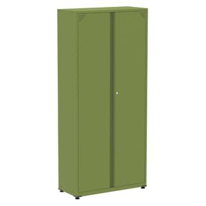 Armário Alto 2 Portas Pandin 80 Cm (largura) Inmetro Estrutura E Portas Aço Verde C- Chave