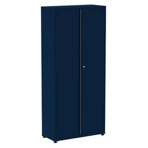 Armário Alto 2 Portas Pandin 90 Cm (largura) Inmetro Estrutura E Portas Aço Azul C- Chave