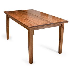 Mesa De Jantar Retangular Bh Antiga Rústica Em Madeira Maciça 1,60m - Natural - Bege