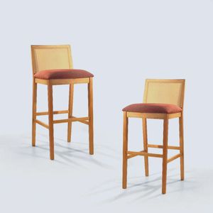 Banquetas Com Encosto De Telinha Julieta Decora Móveis