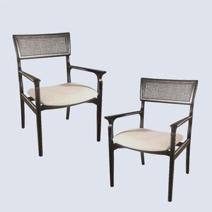 Cadeiras Para Mesa De Jantar Com Braço - Lina- Decora Móveis