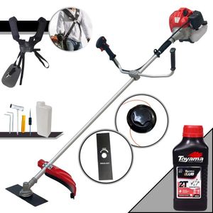 Roçadeira Anmax CG520P-TB Gasolina 52CC 2,2HP + Óleo Toyama
