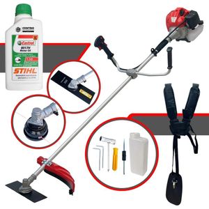 Roçadeira à Gasolina 43CC 2HP 9.000RPM CG430P + Óleo Stihl