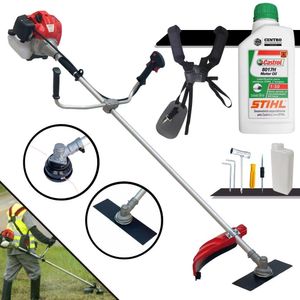 Máquina De Cortar Grama CG520P TB Anmax 52cc + Óleo Stihl 2T