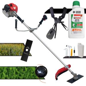 Cortador De Grama CG520-P Tb Com Faca 2 Pontas + Óleo Stihl