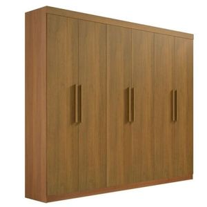 Guarda Roupa Casal 6 Portas 4 Gavetas Leblon-cinamomo Móveis D'doro