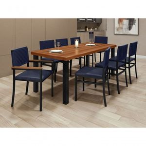Conjunto Mesa 8 Cadeiras Para área Externa Madri Paonanda