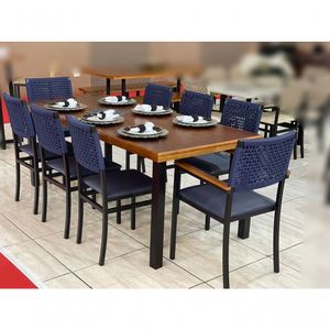 Conjunto Jardim Mesa Athenas 8 Cadeiras Madri Paonanda