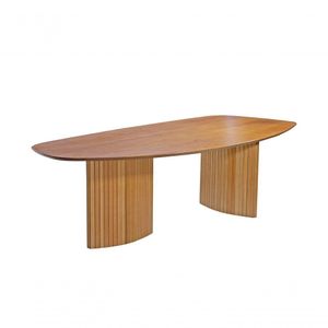 Mesa De Jantar Orgânica Ripada Florença 2,40x1,10m Art Salas