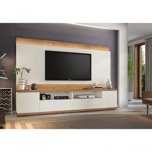 Home Para Sala De Tv Moderno 2,70m De Largura Rubi - Móveis Montanhês