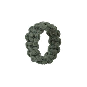 Porta Guardanapos Em Algodão Cordão Transado Mameg Verde Musgo