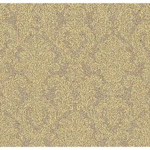 Papel De Parede Serendipity 2 Damask Amarelo Sr210105