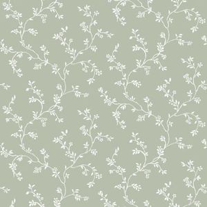 Papel De Parede Happy Floral Verde 12355