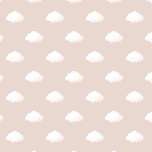 Papel De Parede Happy Infantil Rosa 14834