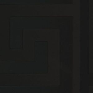 Papel De Parede Versace V Geométrico Preto 935234