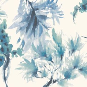 Painel De Parede Capri Folhagem Azul 190512401