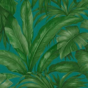 Papel De Parede Versace V Folhagem Verde 962406