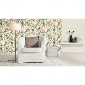 Papel De Parede Barbara Home Têxtil Creme 484519