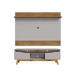 Jogo Painel E Rack Toussaint Cinamomo Off White