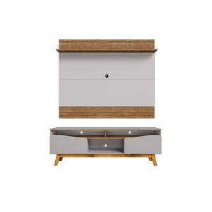 Jogo Painel E Rack Turim Cinamomo Off White