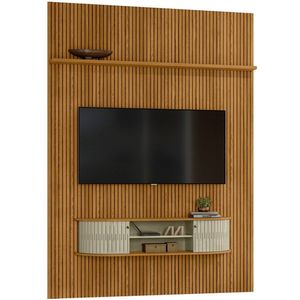 Home Suspenso Para Tv 65 Polegadas 2 Portas New Cassino Cumaru/opala