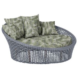 Chaise Hungria Pintura Marrom Corda Náutica E5 Trama Prata