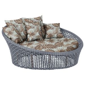 Chaise Hungria Pintura Marrom Corda Náutica E6 Trama Prata