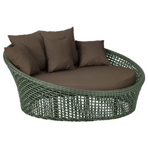 Chaise Hungria Pintura Preta Corda Náutica E9 Trama Original Verde