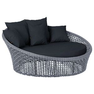 Chaise Hungria Pintura Preta Corda Náutica E12 Trama Prata