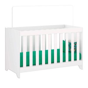 Berço Mini Cama 3 Em 1 Multifuncional 133x64 Cm Bbi51 Branco Dtall