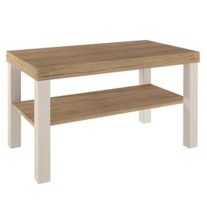 Mesa De Centro Para Sala 80 Cm 4565 Carvalho Off White Arly Carvalho Off White